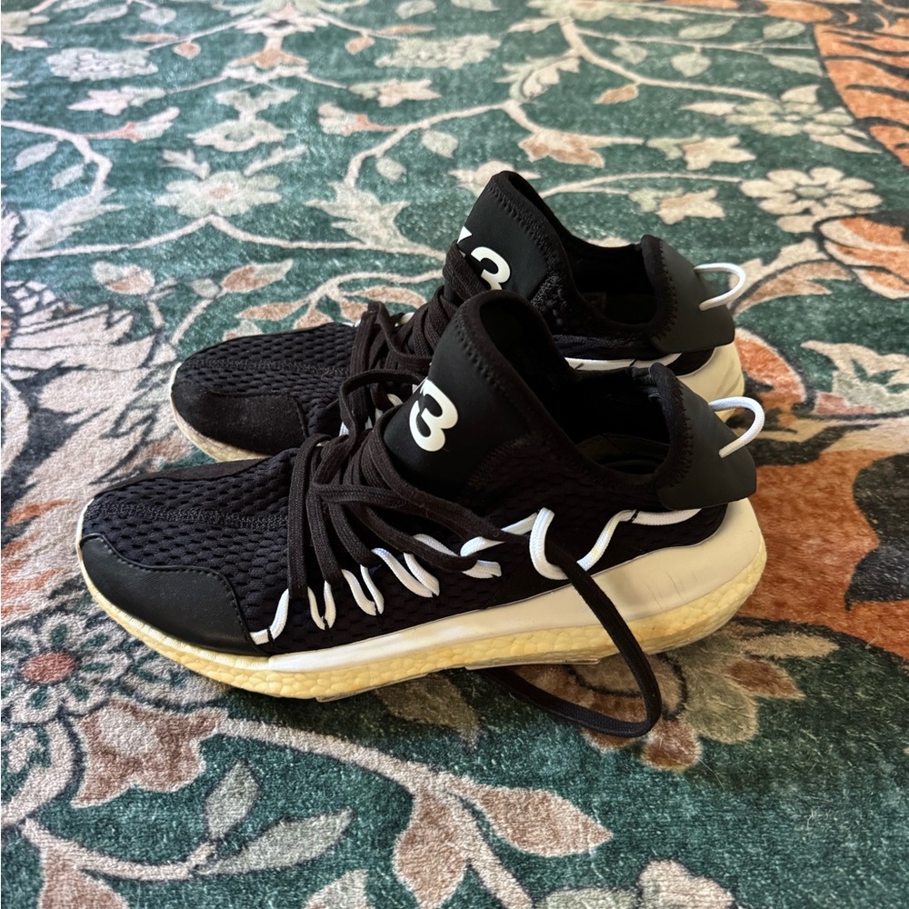 Y-3 Kusari Sneakers – Black/White – Boost Sole